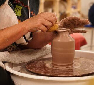 Pottery on the Wheel: Saturday 1 p.m.- 4 p.m. (Pearl)