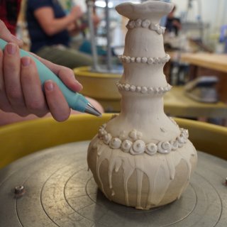 Pottery on the Wheel: Tuesday 6 p.m.- 9 p.m. (B) (Emalee)